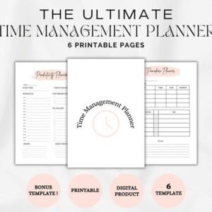 Printable Time Management