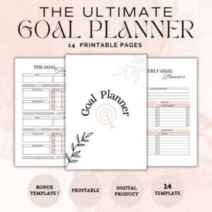 Printable Goal Planner