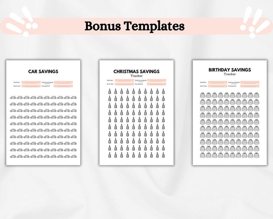 Printable Money Saving Challenge
