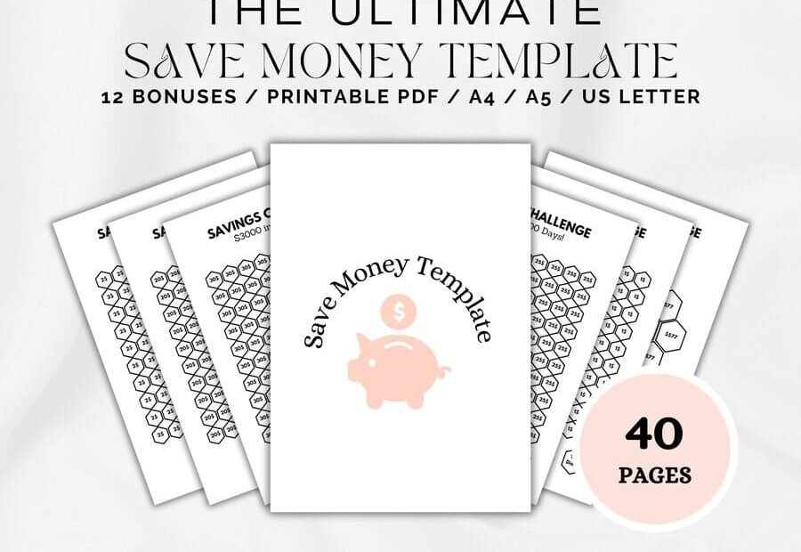 Printable Money Saving Challenge