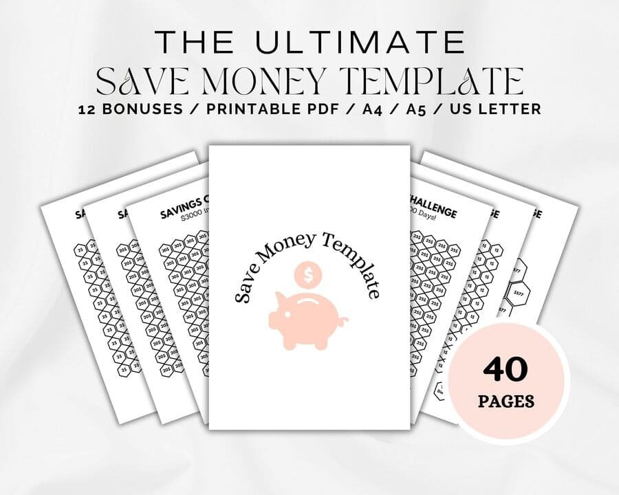Printable Money Saving Challenge