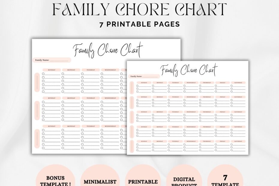 Family Chore Chart