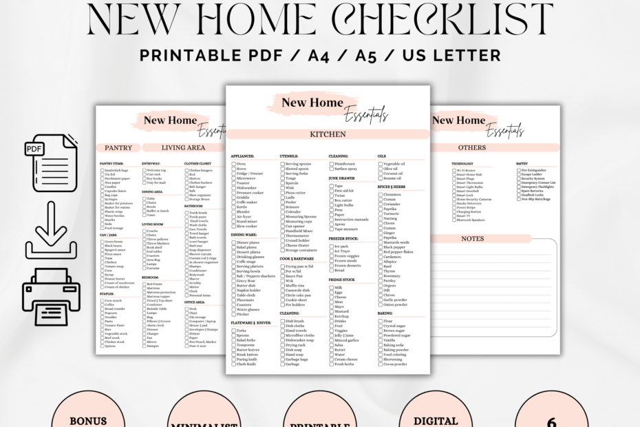 New Home Checklist