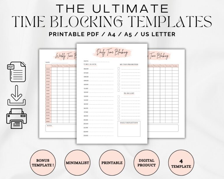 Time Blocking Templates