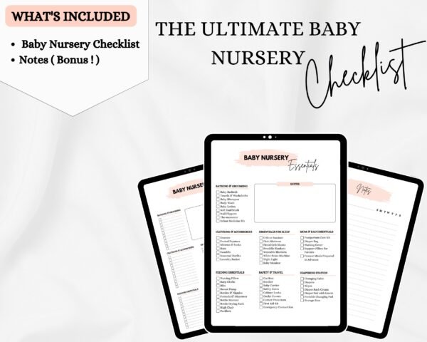 The Ultimate Baby Checklist - My Planning Zone